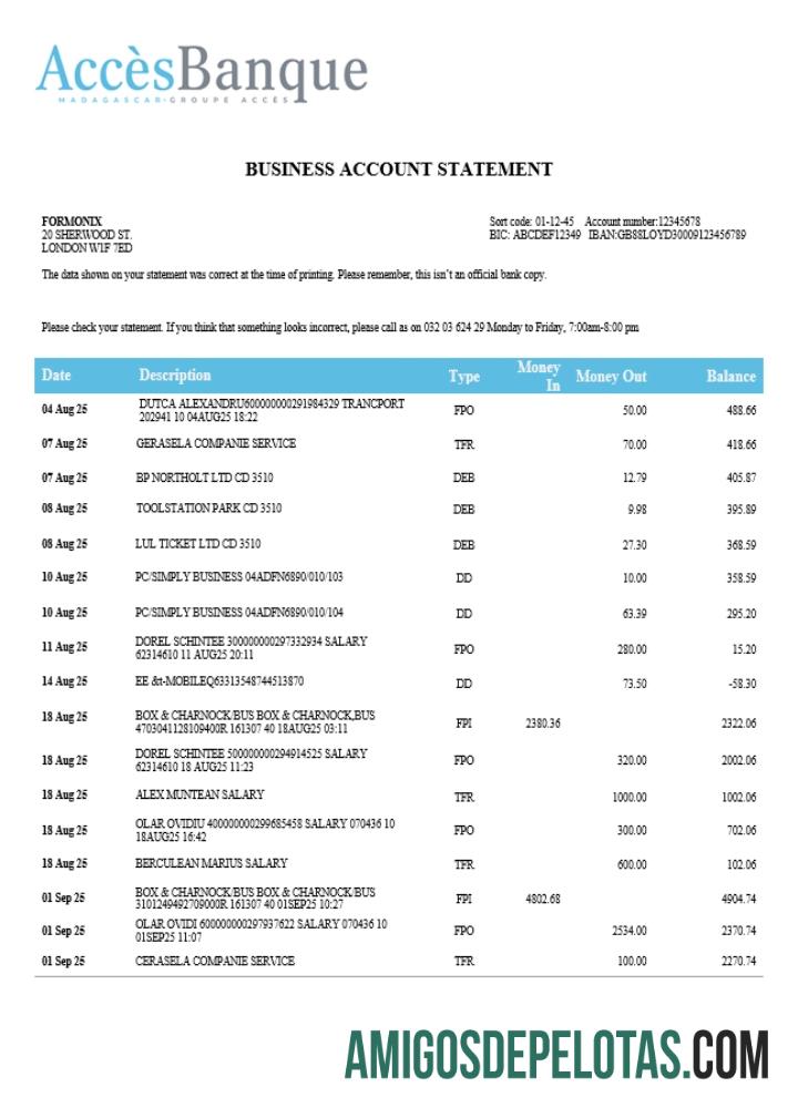 Em branco Acesse o extrato da conta da empresa modelo Word e PDF (1)